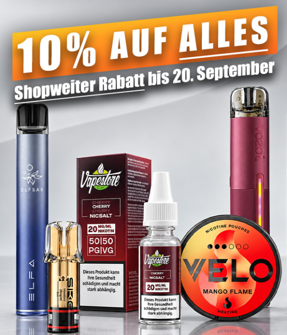 10% Rabatt auf alles