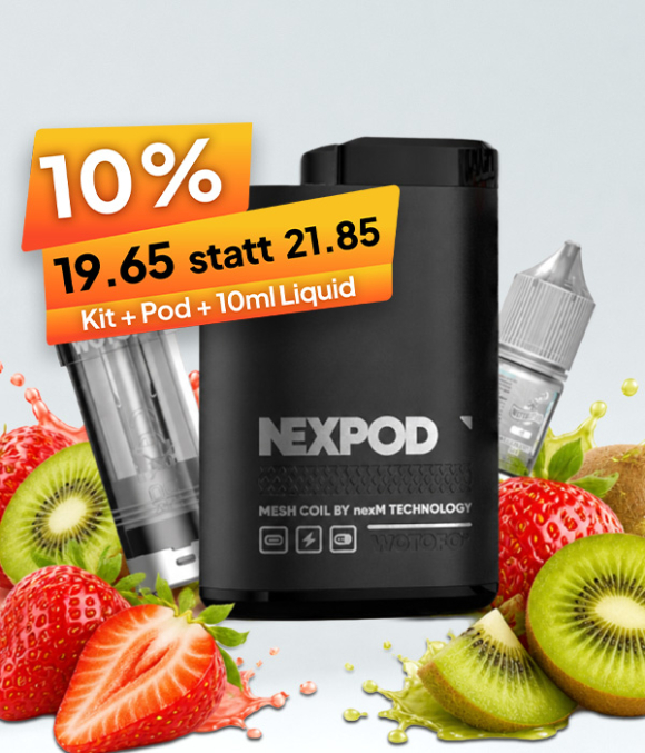 WOTOFO Nexpod Starter Kit 10%