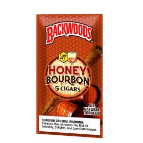 Backwoods - Bourbon al miele - Confezione da 5 pezzi