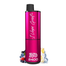 IVG 2400 Disposable Vape - Berry Lemonade Ice 20mg 