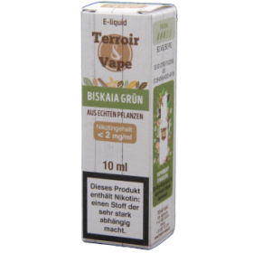 Terroir & Vape - Biskaia Green -6 mg - SALE