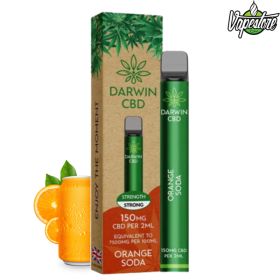Darwin CBD Vape usa e getta 600 - Orange Soda 150mg per 2ml