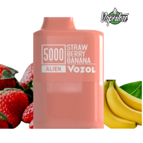 VOZOL ALIEN 5000 - Erdbeer Banana  2%