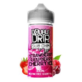 Double Drip - Strawberry Raspberry Cherry 100ml Shortfill