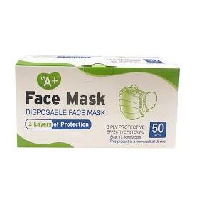 Face Mask - Masques de protection 3 couches 50 pces