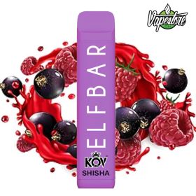 Elf Bar NC600 KOV Shisha Range - Raspberry Blackcurrant 