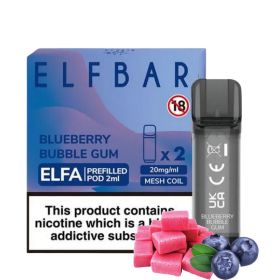 Elf Bar Prefilled Pods ELFA - Blueberry Bubblegum 20mg