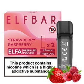 Elf Bar Vorgefüllte Pods  ELFA - Strawberry Raspberry 20mg