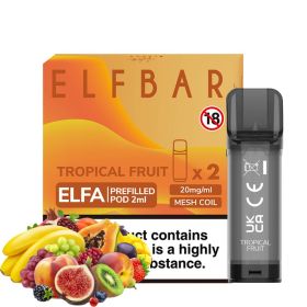 Elf Bar Vorgefüllte Pods  ELFA - Tropical Fruit 20mg