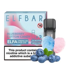 Eleven bar prefeelings pods ELFA - blueberries cotton candy