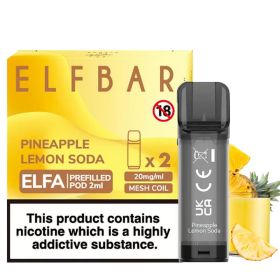 Eleven Bar Prefilled Pods ELFA 600 - Pineapple Lemon Soda 20mg