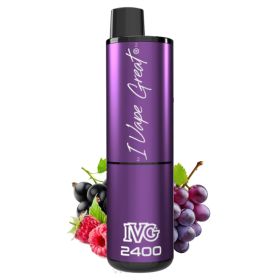 IVG 2400 Disposable Vape - Berry Fizz 20mg