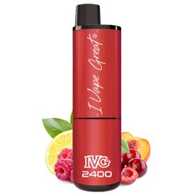 IVG 2400 Vape jetable - Cherry Edition 20mg