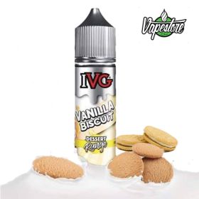 IVG Dessert Range - Vanilla Biscuit 50ml Shortfill