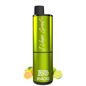 IVG 2400 Disposable Vape - Lemon and Lime 20mg