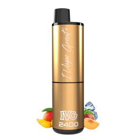 IVG 2400 Disposable Vape - Peach Mango Ice 20mg