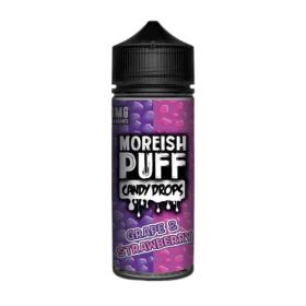Moreish Puff - Candy Drops - Grape & Strawberry 100ml Shortfill