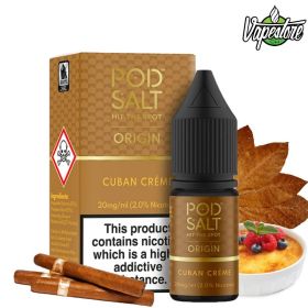 Pod Salt Origin - Cuban Creme 10ml 20mg