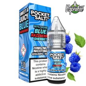 Drip Hacks - Pocket Salt - Blue Razzberry Sherbet 10ml
