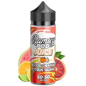 Ramsey Pod Juice - Blood Orange Citrus Guava 100ml Shortfill