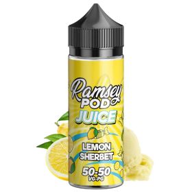 Ramsey Pod Juice - Sorbetto al limone 100ml, ricarica breve