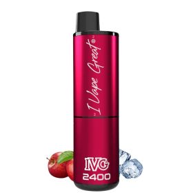 IVG 2400 Disposable Vape - Red Apple Ice 20mg