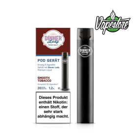 Dinner Lady - Vape jetable - Smooth Tobacco