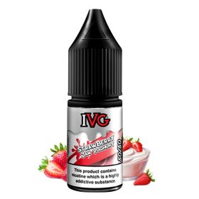 IVG 50:50 E-Liquids - Dessert Range - Strawberry Jam Yoghurt 10ml