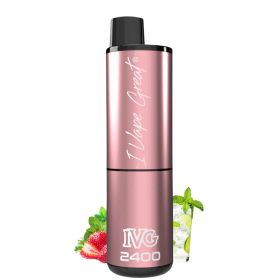 IVG 2400 Disposable Vape - Strawberry Mint Menthol Mojito 20mg