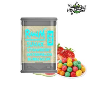 Randm Sunax 4 x 700 Puffs Pod - Strawberry Watermelon Bubblegum 20mg