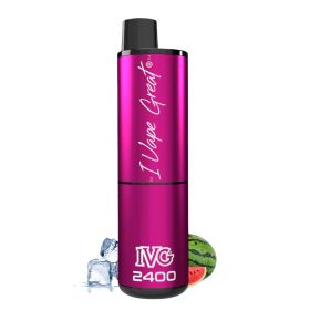 IVG 2400 Disposable Vape - Watermelon Ice 20mg