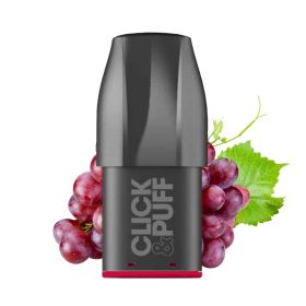 X-Bar Click & Puff Cialde preriempite - Ghiaccio d'uva.