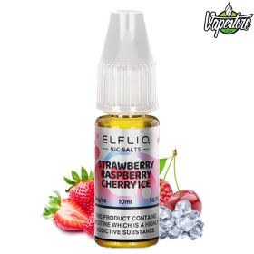 Elfliq by Elf Bar - Strawberry Raspberry Cherry Ice 10ml