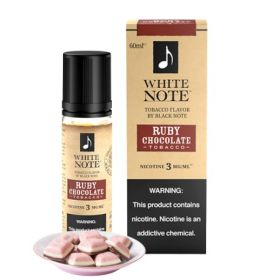White Note - Ruby Chocolate Tobacco 60ml-0 mg-3 mg/déstockage