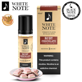 White Note - Ruby Chocolate Tobacco 60ml-0 mg-12 mg/ Déstockage