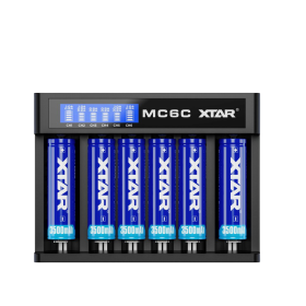 XTAR MC6C Li-ion charger