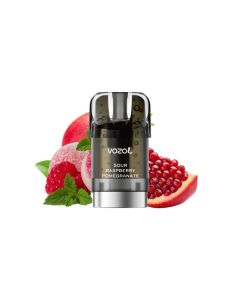 Product Image Vozol Sleek Pod - Sour Raspberry Pomegranate - 20 mg | 2 Stk.
